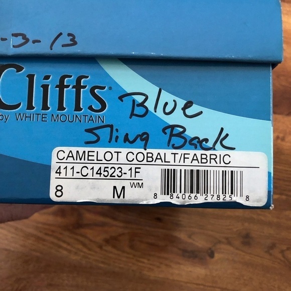 Cliffs by white Mountain Camelot Cobat espadrille sling back shoes in size 8 - Picture 7 of 7